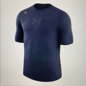 NWT Jordan Michigan football Dri-Fit Tee
